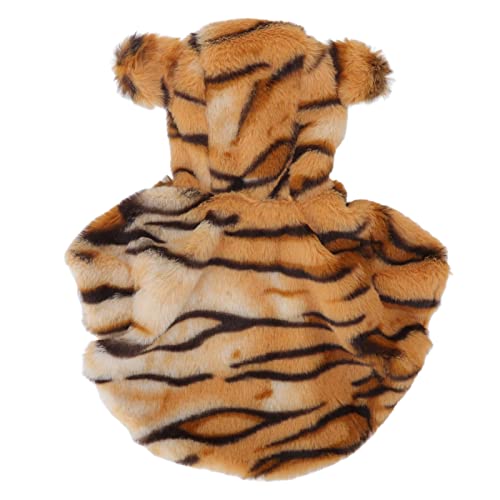Traje de Tigre de Cachorro, Pet Tigre Branco Cosplay Coat Capuz Roupas de Cachorro Trajes para Cães