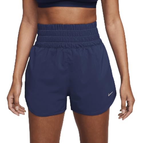 Short Nike One Dri-Fit bleu marine pour femme active séances de yoga et fitness XS