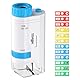 GlasFlength 80x-200x Taschenmikroskop Kinder, LED Mikroskop für Kinder mit 12 Objektträgern LED-Licht Microscope for Kids Handheld Mikroskope für Studenten Schule Biologie-Unterricht