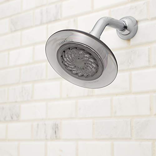 Speakman S-4002 Reaction Single-Function Showerhead For Stylish Bathroom Décor, 2.5 Gpm, Clear Smokey Gray #TOP7