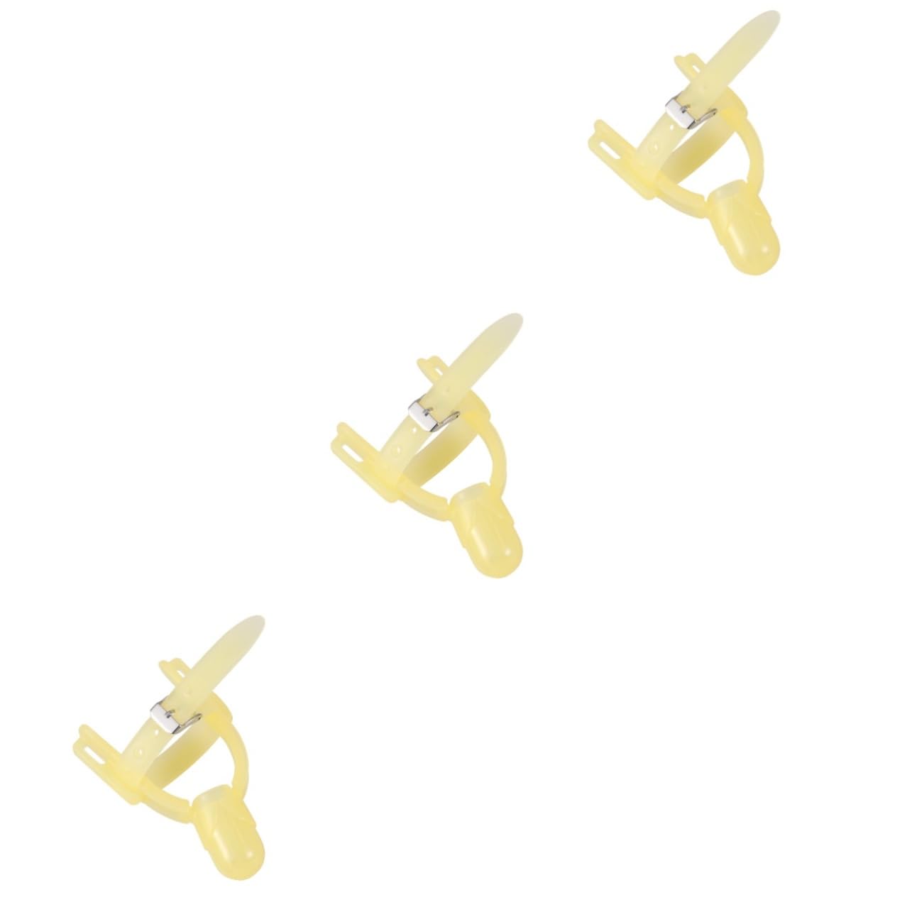 HEMOTON 3pcs Bite Thumb Cover for Kids Fingertip Protector for Infants Safe Silicone Thumb Sucking Solution