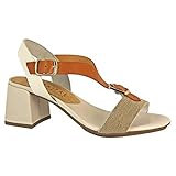  Hispanitas Block Heeled Sandal - 98477 37 White