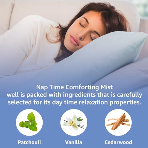 Nap Time Pillow Spray - Vanilla Cedarwood Essential Oils Natural - Fast Acting Aromatherapy Mist for Restful Sleep Relaxation Calming Stress Relief - Bedtime & Shower Spray Luxury Self Care Gift - Image 4