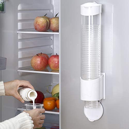 jj brothers b Paper Cup Dispenser Holder | Wall Mounted Plastic Drinking Water Cup Dispenser | Glass Dispenser Holder | Disposable Cup Holder Organizer | Sticker or Screw Plate Mountable, Plastic (B0CKKZWT8Q) Amazon Price History, Amazon Price Tracker