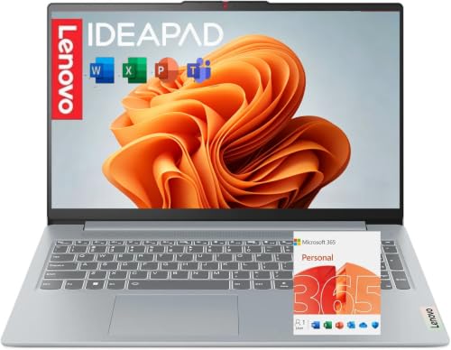 Image of Lenovo IdeaPad Slim 3 15.6 inch FHD Business Laptop, 2026 Edition, Intel N150 Processor, 8GB DDR5 RAM, 128GB SSD, Windows 11, Microsoft 365 for Everyday Use