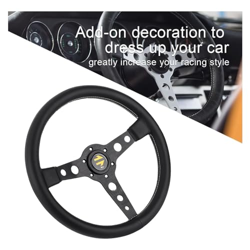 Volant de voiture Ruspela 350 mm Prototipo en cuir noir avec klaxon - Geekodrome: Boutique d'accessoires geek Caractéristiques PXN V3II