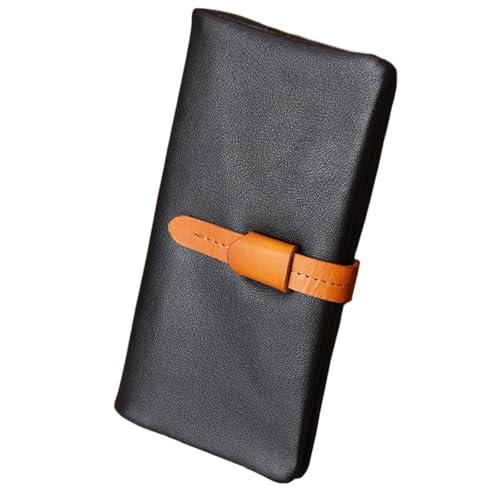 men's wallet Genuine leather men's wallet with multiple card slots, top layer cowhide long wallet