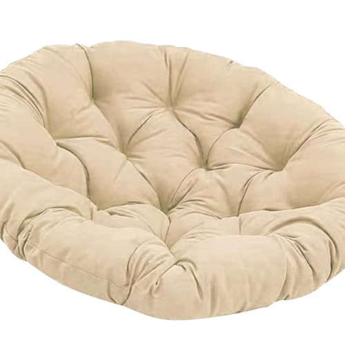 Cojín Egg para silla soluciona el asiento duro de tu butaca colgante caqui 3