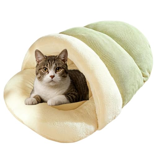 Lifetips アメリカンワイヤーヘア American Wirehair ペットベッド 犬猫兼用 冬用 寝袋型 ふわふわ クッション 保温 防寒 洗える 小型犬 中型犬 室内 おしゃれ 北欧風 ソファ ハウス 快眠グッズ 抱っこ感覚 多頭飼い対応 寝具