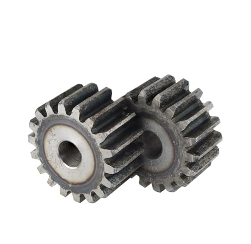 KJOET Industrial Machinery Pinion Gear 1pcs 2M16T/17T/18T/19T Low Carbon Steel Teeth Thickness 20 Mm Metal Gear Teeth Pitch 6.28 Mm Bore Size 10mm Hadware Part (Size : 10 mm, Color : 2M-16T)