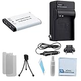 EN-EL19 High-Capacity Battery + Car/Home Charger For Nikon Coolpix S4100, S4150, S4200, S4300, S5200, S6400, S6500, S6600, S02, S32, S3600, S5300, S6500 & More.. Camera + eCostConnection Complete Starter Kit