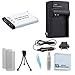 EN-EL19 High-Capacity Battery + Car/Home Charger For Nikon Coolpix S4100, S4150, S4200, S4300, S5200, S6400, S6500, S6600, S02, S32, S3600, S5300, S6500 & More.. Camera + eCostConnection Complete Starter Kit