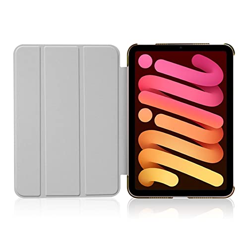 ピーシーエーテック iPad Mini7 (A17 Pro) 2024/ iPad Mini 6 (2021 第6世代) PUレザーケース 超薄 軽量型 スタンド機能 スマートカバー ケース 三つ折 クリアカバー iPad mini6 用 グリーン