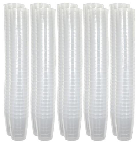 MIJOMA Lot de 320 verres à liqueur incassables en plastique robuste, verres à shot Jello, desserts, fête, mariage, anniversaire. Passe au lave-vaisselle,...