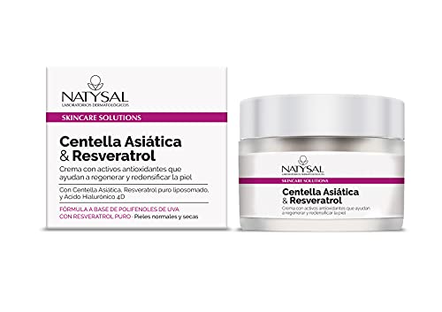 Crema facial Resveratrol – Centella asiática Natysal 50 ml