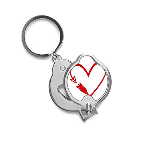 Ongle cutter trimmer flèche coeur rouge pour en finir avec les ongles cassants