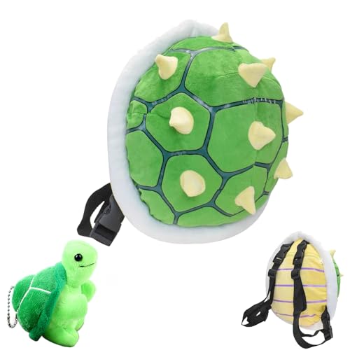 NNBWLMAEE Koopa Troopa, sac à dos tortue, pour déguisement de tortue, pour Halloween, cosplay, fêtes déguisées, Taille Unique