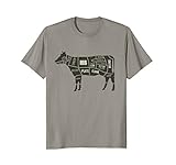 Meat Lover Cow Meat Butcher TShirt Tee Shirt Carnivor Gift