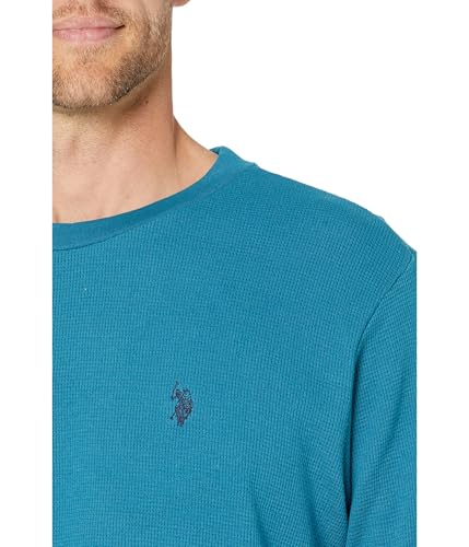 Image of U.S. Polo Assn. Men's Cotton Regular Fit Long Sleeve Crew Neck Solid Thermal Shirt