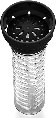 720°DGREE Infusor de fruta uberBottle – Negro | Inserto de fruta perfectamente adecuado para uberBottle 650ml, 1000ml, 1500ml, 2000ml, 2300ml