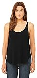 BELLA+CANVAS Ladies' Flowy Side Slit Tank,Black,M