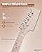 Leo Jaymz DIY TL Style Electric Guitar Kits with Roasted Pine Body and Maple Neck - Maple Fingerboard and All Components Included（TL Roasted Pine）