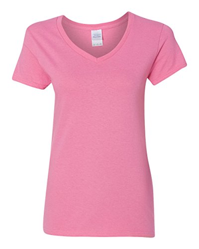T-shirt col v femme coton épais lot de 2 opaque ne se déforme pas au lavage