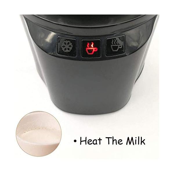 LGR Espumador de Leche automático, vaporizador de Leche eléctrico, Interior Antiadherente con Jarra Desmontable, para… - Imagen 3