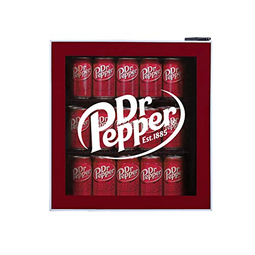 CURTIS MIS169DRP DR. Pepper 50 Can Beverage Cooler, Glass Door, 1.8 cu ft, Maroon - Thumbnail 2