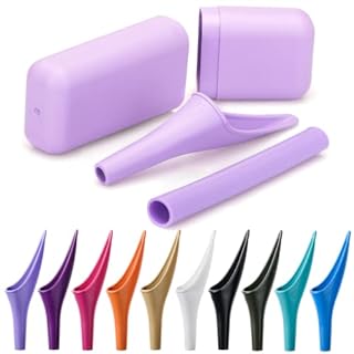 SHEWEE Extreme Female Urinal. Made in the UK. Reusable and Portable Urination Device. Festival, Camping, Car and Hiking Essentials For Women. Includes Travel Case and Extension Pipe – Lilac