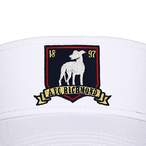 Ted Lasso Afc Richmond Greyhounds White Visor #TOP2
