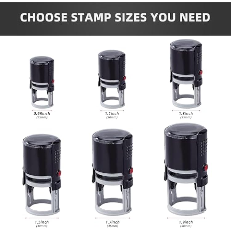 Custom Logo Self-Inking Stamp - Personalized UK | Ubuy