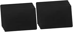 7 stuks clip-on bordhouder, plastic draaibare poplabel clips merchandise teken display clip, teken holding klem met kaartbeschermer voor notitie, kaart, prijskaartje, winkel, supermarkt, kantoor