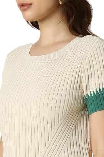 Image of Allen Solly Women Polyester Blend Solid Regular Fit Blouse
