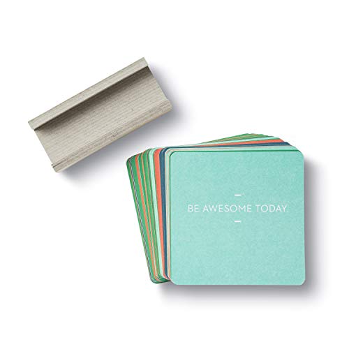 Motto Of The Day Card Set By Compendium: 76 Unique And Inspiring Statements With A Desktop Stand #TOP4