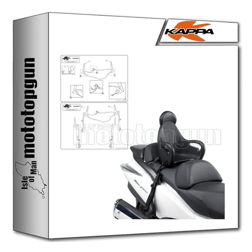 Siège enfant Kappa Mototopgun accessoire de selle moto amovible