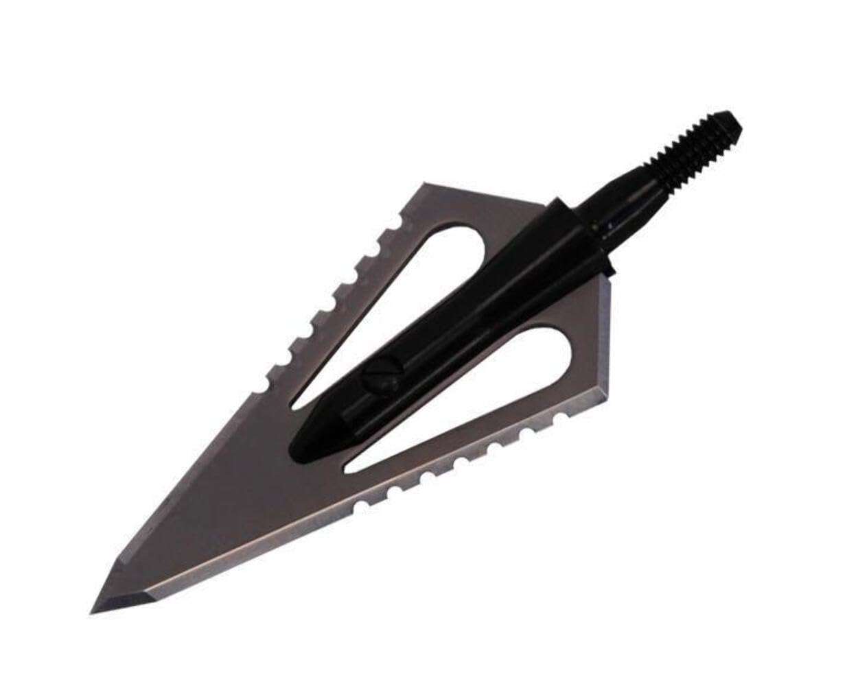 Stinger Buzzcut 2 Blade Arrow Broadhead (Pack of 3), 150-Grain, Silver