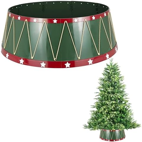 25.6inch Festive Christmas Tree Collar Cover
