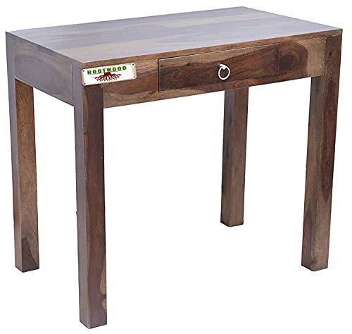 Image of Sheesham Wood Writing Computer & Study Table for Home and Office Furniture (Warm Chestnut) (Study Table 3)