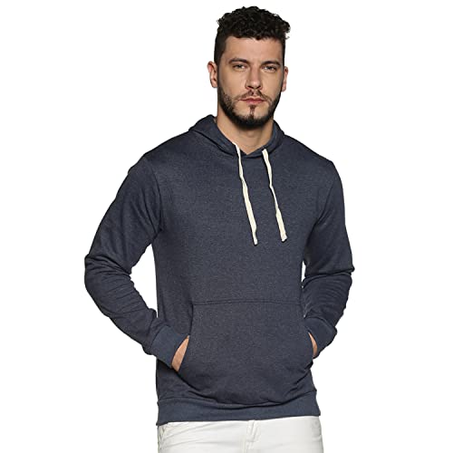 Image of CAHOOT Men's Regular Fit Sweatshirt with Hoodie for Casual Wear | Cotton Full Sleeve Sweatshirt Crafted with Comfort Fit and High Performance for Everyday Wear