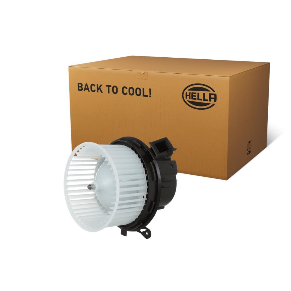 HELLA 8EW 366 400-401 Innenraumgebläse - 12V - 240W - für Fahrzeuge mit Klimaanlage - Ø: 132.5mm - ohne integrierten Regler - ohne Widerstand | 8EW 366 400-401 passend für Amg C-Klasse CLS