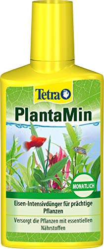Tetra PlantaMin Universaldünger - flüssiger Eisen-Intensivdünger für prächtige und gesunde Wasserpflanzen im Aquarium monatliche Anwendung 250 ml