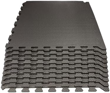 Kit 10 Tapete Piso Borracha Academia Funcional Placa 50x50x1cm