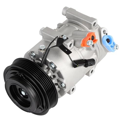 Image of SCITOO AC Compressor fit for Kia for Rondo 2.4L 2007－2012 | Fast Cooling, Ultra Low Noise (≤72 dB)Air Conditioner Compressor with Clutch, Easy Installation, 977011D200 977011D200AS