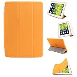 BESDATA Ultra Thin Magnetic Smart Cover for Apple iPad Mini 1st Generation [Wake/Sleep Function] Translucent Back Case + Screen Protector + Cleaning Cloth + Stylus (Orange)