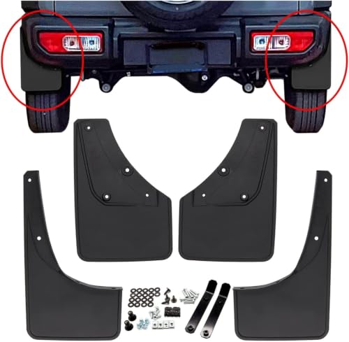 Bavettes protection Suzuki Jimny pour éviter impacts pierre et boue - 3