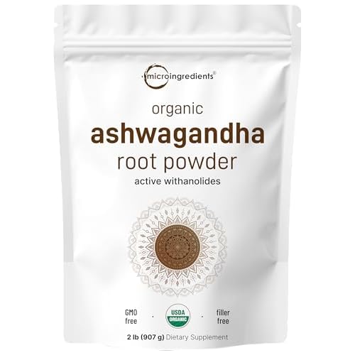 Organic Ashwagandha Root Powder, 2 lb