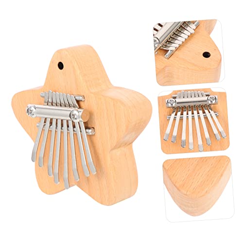 Vaguelly 4 Pçs 8 Tons Piano De Polegar Pequeno Piano De Polegar Pianos Em Miniatura Kalimba Piano De