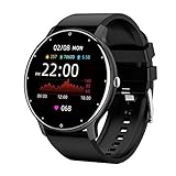 smartwatch blood pressure meter ♘Monitor Blood Pressure& Heart Rate: The smartwatch can detect your blood pressure and heart rate accurately to remind you to pay attention to your health.
