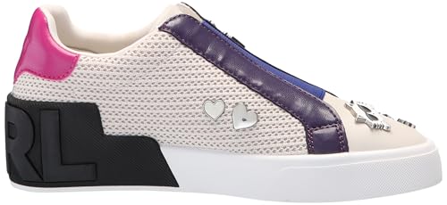 Image of Karl Lagerfeld Women's Mavise Slip on Sneaker with Pins